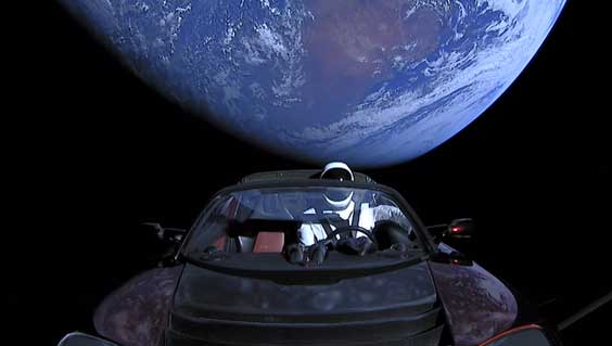 SpaceX's Tesla Roadster completes its first lap of the sunSpaceX's Tesla Roadster completes its first lap of the sun