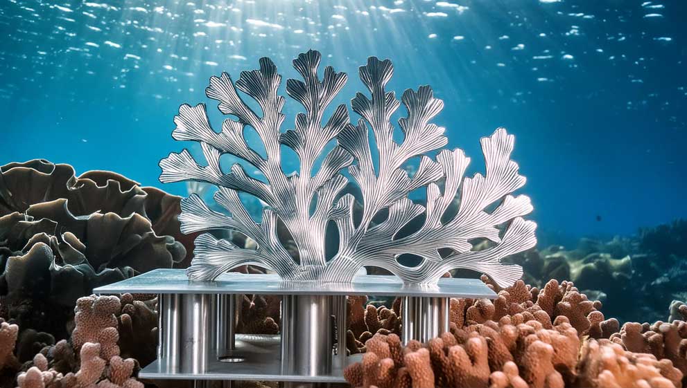 How to save reefs using 3D printed Stainless Steel coral  